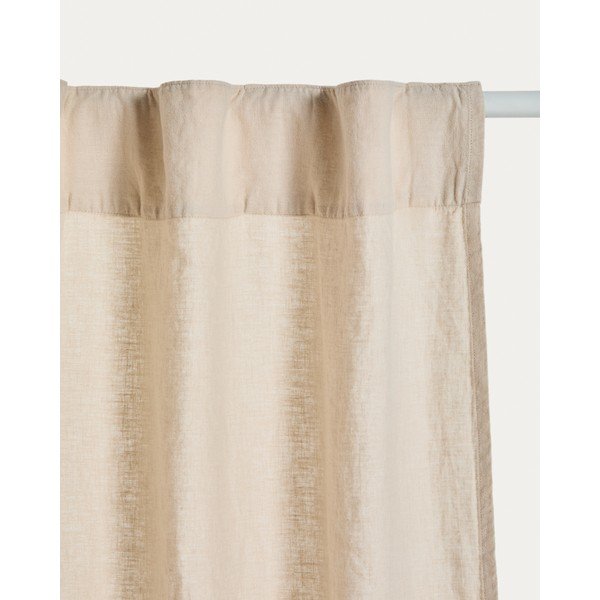 Bézs pamut függöny 140x270 cm Nolira – Kave Home-image-2