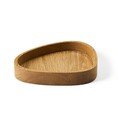 Natúr színű dekoratív fa tárolódoboz 18x16x3 cm Curve M – LIND DNA