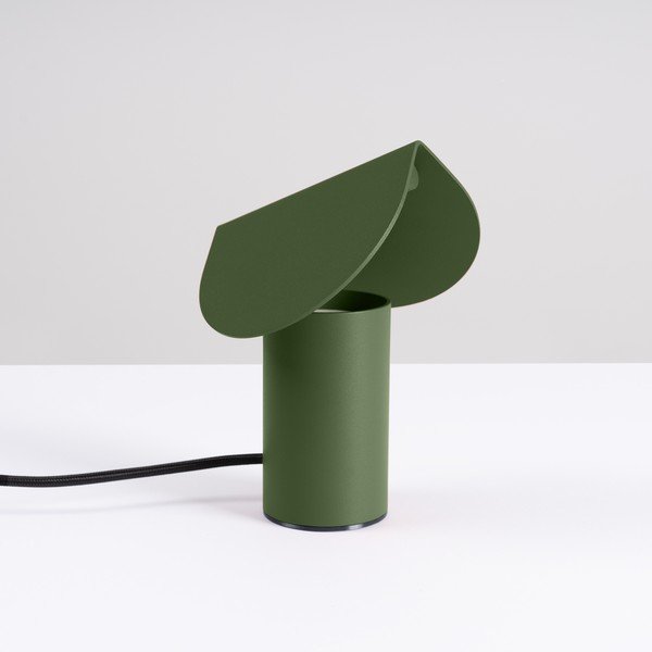 Khaki alumínium LED asztali lámpa (magasság 15 cm) BISCUIT – Thoro-image-3