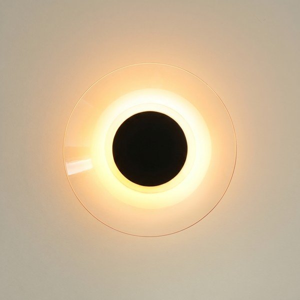 Fekete 
akrilüveg
 LED fali lámpa ø 28 cm ASTRO – Thoro-image-4