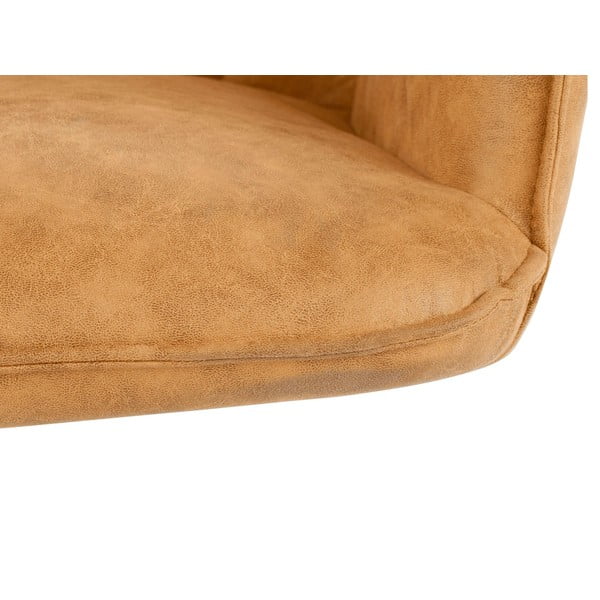 Sárga kárpitozott étkezőfotel szett 2 db-os Preston – Støraa-image-4