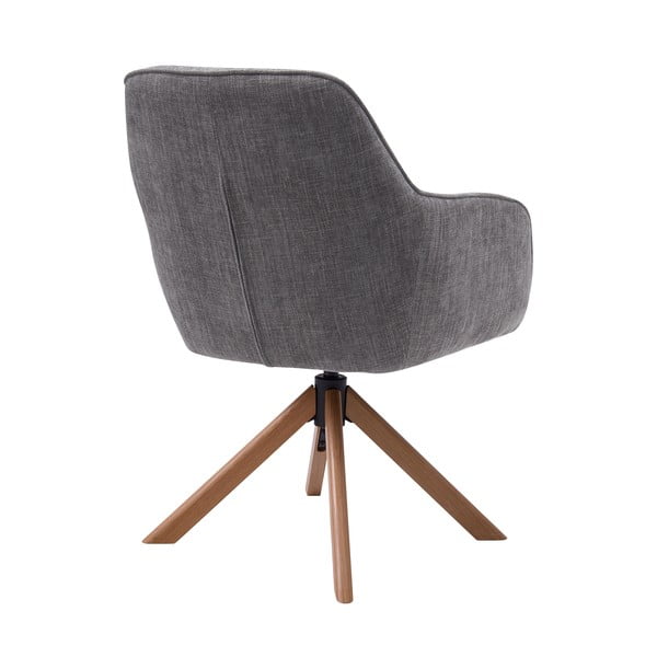 Szürke kárpitozott étkezőfotel szett 2 db-os Avola – Unique Furniture-image-3