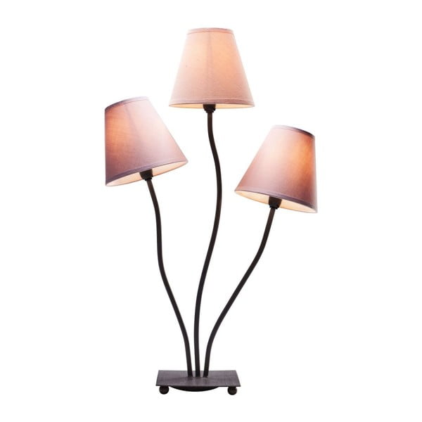 Flexible lila asztali lámpa 3 ággal - Kare Design