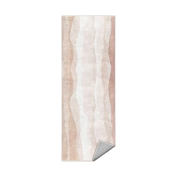 Krémszínű mosható futószőnyeg 60x230 cm Komodo Beach – Mila Home