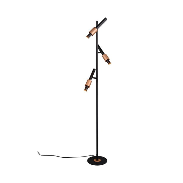 Fekete-bronzszínű LED állólámpa (magasság 150 cm) Ikaris – Trio Select-image-1