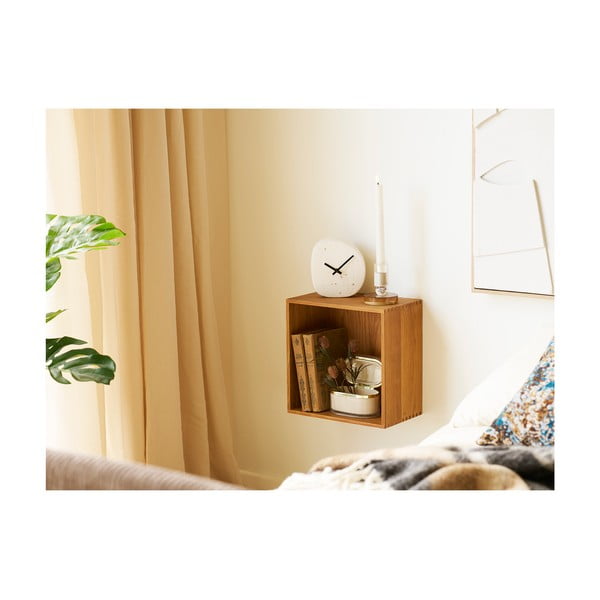 Natúr színű többszintes tölgyfa fali polc 18 cm Townsville – House Nordic-image-3