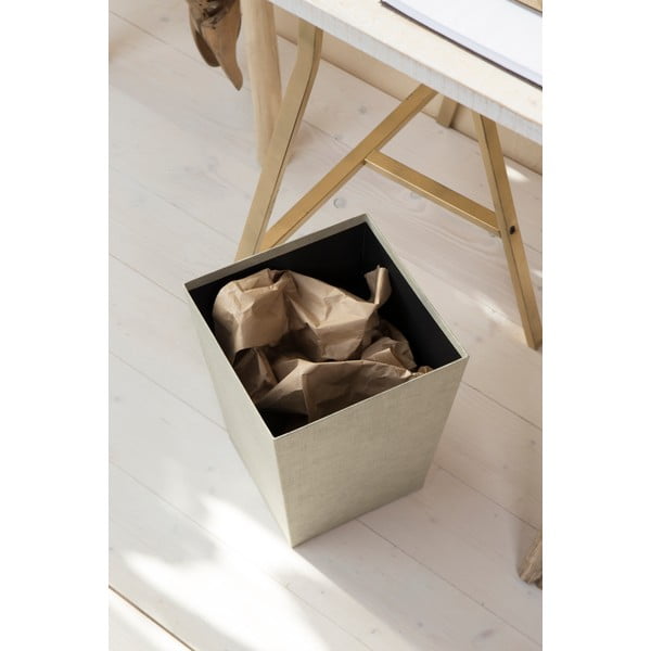 Bézs szemetes Sofia Canvas Paper Laminate – Bigso-image-4