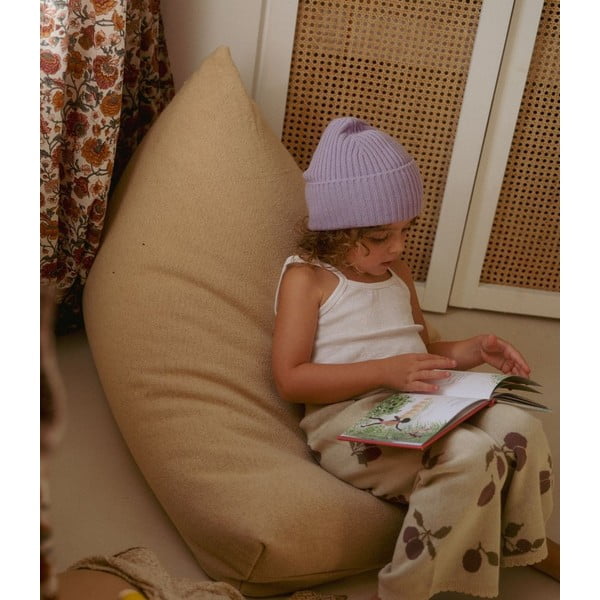 Világossárga gyerek babzsák Cleo Light Honey – Lorena Canals-image-3