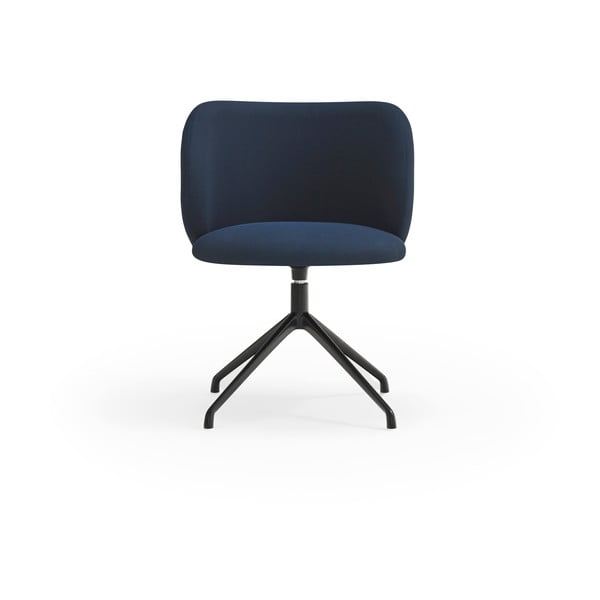 Sötétkék kárpitozott étkezőfotel Mogi – Teulat-image-1