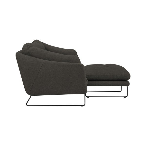 Comet szürkésbarna kanapé és puff szett - Windsor & Co Sofas-image-2