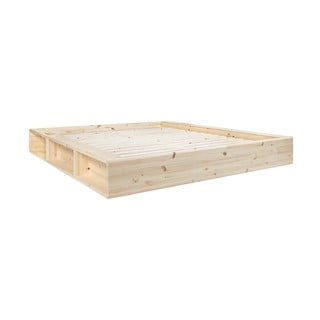 Ziggy kétszemélyes tömörfa ágy tárolóhellyel, 180 x 200 cm - Karup Design