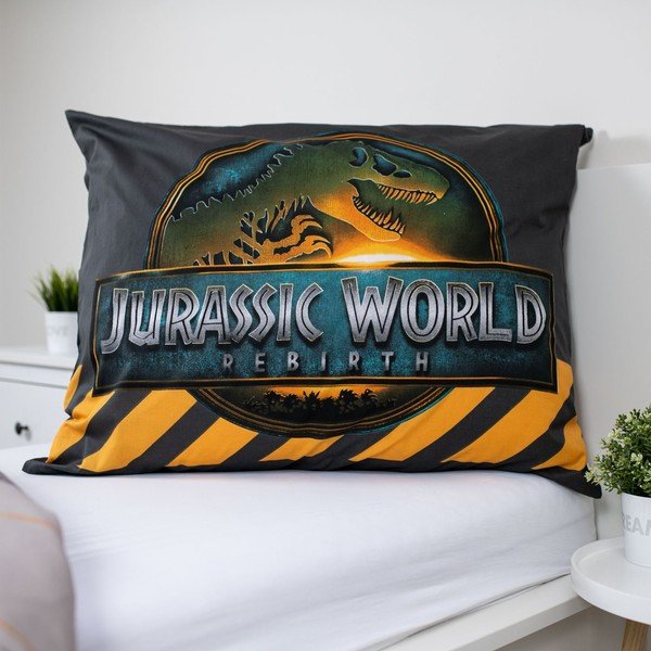 Egyszemélyes pamut gyerek ágyneműhuzat 140x200 cm Jurassic World "T-Rex" – Jerry Fabrics-image-2