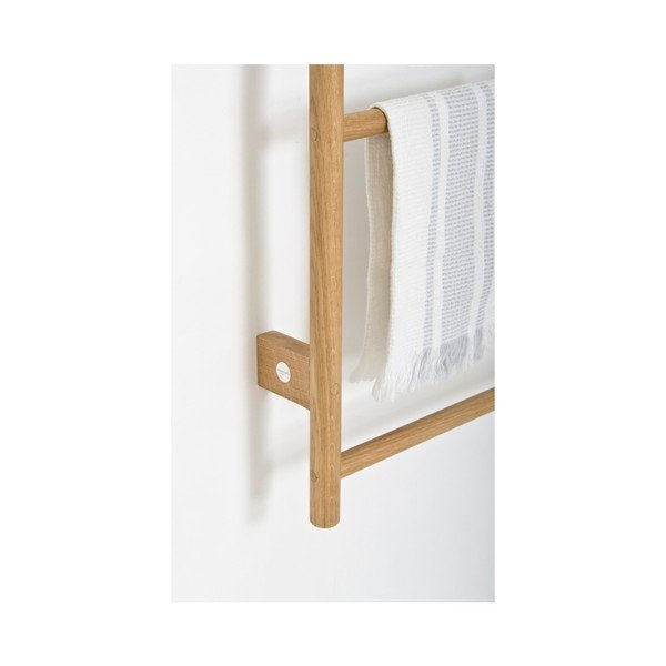 Towel Rail Wallbar falra szerelhető törölközőtartó tölgyfából - Wireworks-image-3