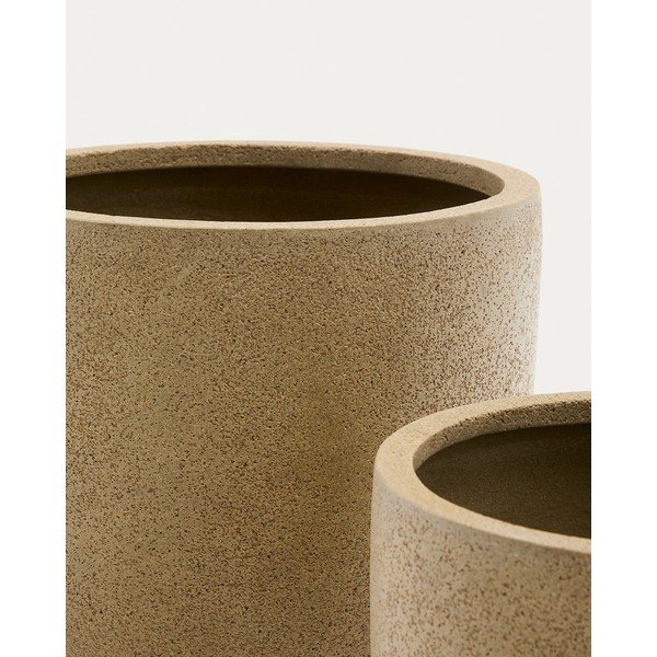 Cement kaspó szett 2 db-os ø 44 cm Selvi – Kave Home-image-4