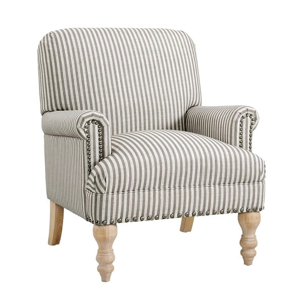 Bézs len fotel Jaya – Støraa