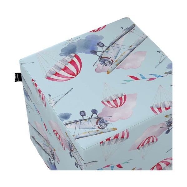 Kék gyerek puff Magic - Yellow Tipi-image-1