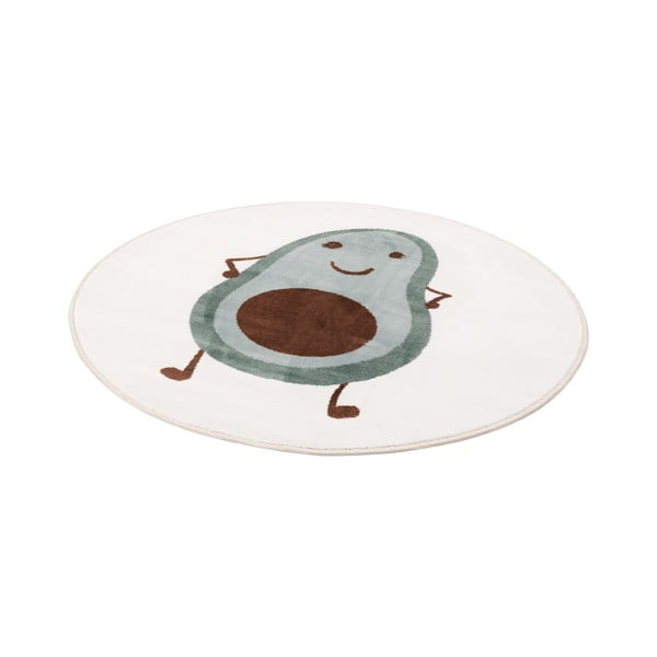 Mentazöld-elefántcsont színű gyerek szőnyeg ø120 cm Avocado Mint – FD-image-4