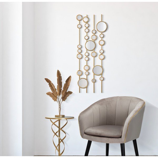 Fém fali dekoráció 35,5x90 cm Small Mirros - Mauro Ferretti-image-1