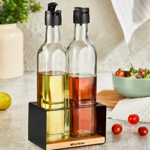 Üveg olaj- és ecettartó készlet 2 db-os – Hermia-image-1