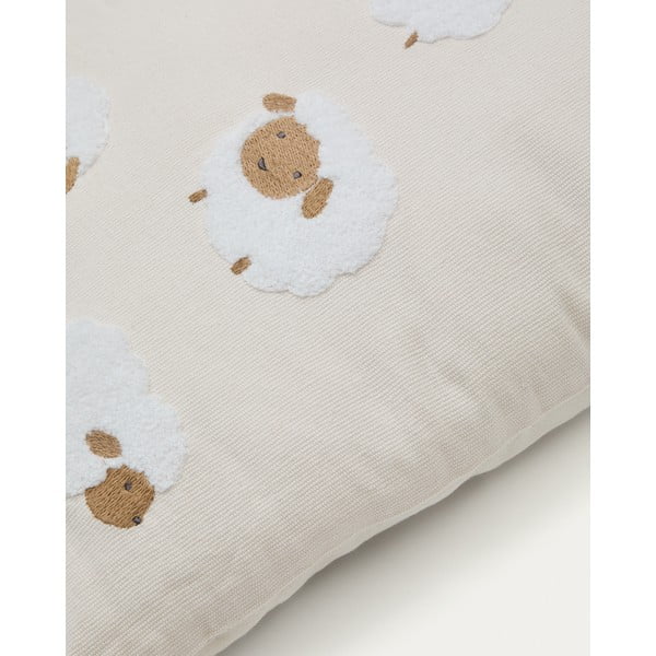 Pamut gyerek párnahuzat 45x45 cm Milu – Kave Home-image-3