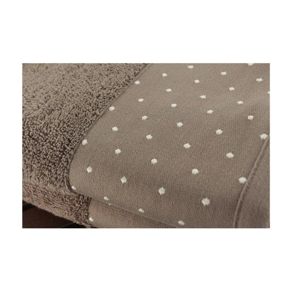 Patricia 2 db-os barna pamut törölköző szett, 50 x 90 cm-image-1