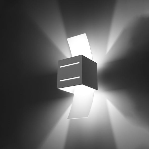 Fehér fali lámpa Carlo – Sollux-image-3