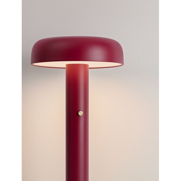 Borvörös fém LED dimmelhető állólámpa (magasság 142 cm) Noelia – Nova Luce-image-1