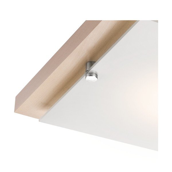 Barna-natúr színű mennyezeti lámpa 30x30 cm Pedro – LAMKUR-image-4