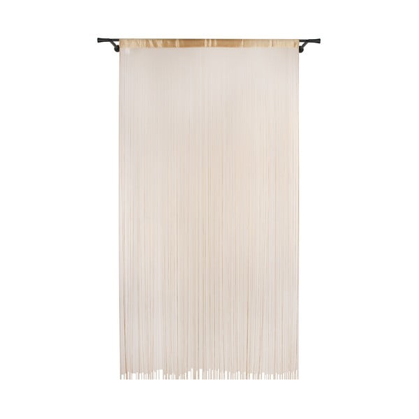 Aranyszínű átlátszó függöny 140x285 cm String – Mendola Fabrics