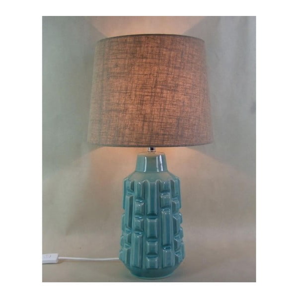 Pattern türkiz asztali lámpa - Kare Design