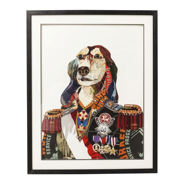 Art General Dog kép, 72 x 90 cm - Kare Design