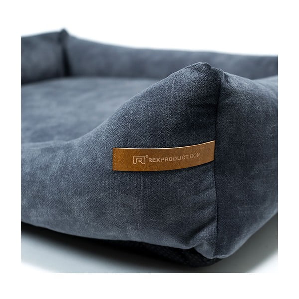 Sötétszürke fekhely kutyáknak 85x105 cm SoftBED Eco XL – Rexproduct-image-2