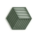 Hexagon sötétzöld szilikonos edényalátét - Zone