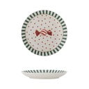 Fehér agyagkerámia desszertes tányér karácsonyi mintával ø 16 cm Yule – Bloomingville