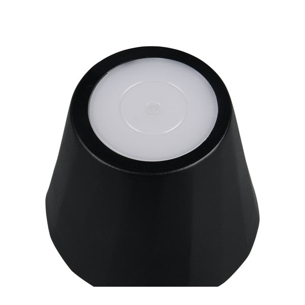 Matt fekete LED asztali lámpa fém búrával (magasság 21 cm) Diaz – Trio-image-3