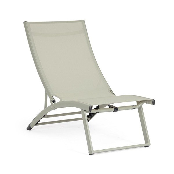 Szürkésbarna fém kerti napozóágy Taylor – Bizzotto