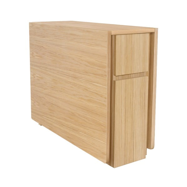 Mel bővíthető asztal tölgyfa dekorral - Woodman-image-3