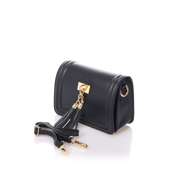 Abelia fekete bőr borítéktáska - Giorgio Costa-image-2