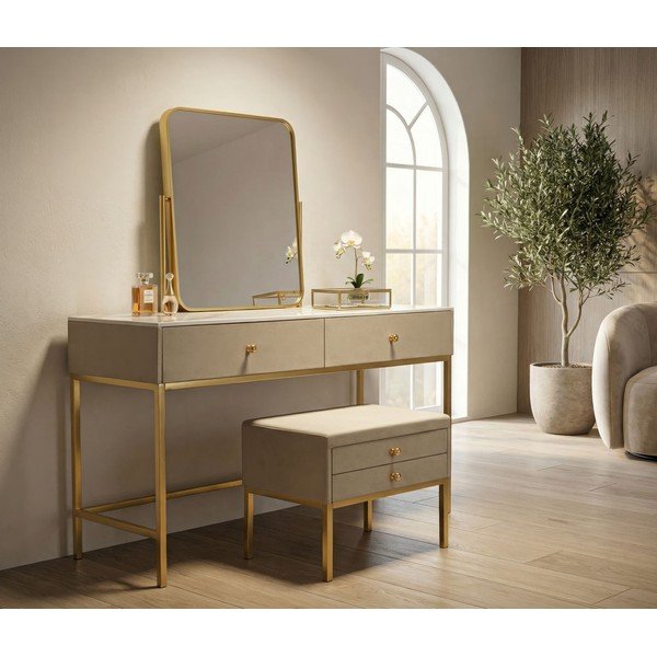Borovi fenyő fésülködőasztal 45x120 cm Luxury – Mauro Ferretti-image-1