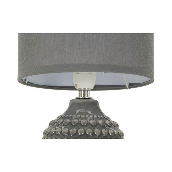 Szürke kerámia asztali lámpa textil búrával (magasság 30,5 cm) Points – Mauro Ferretti-image-4