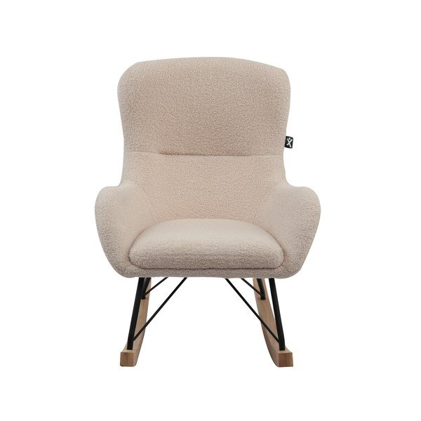 Bézs buklé  gyerek hintafotel Rocky – Vipack-image-2