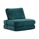 Kékeszöld kinyitható buklé fotel Faster – Mauro Ferretti