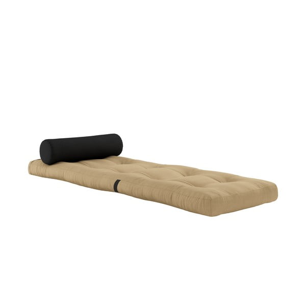 Mustársárga futon matrac 70x200 cm Wrap – Karup Design