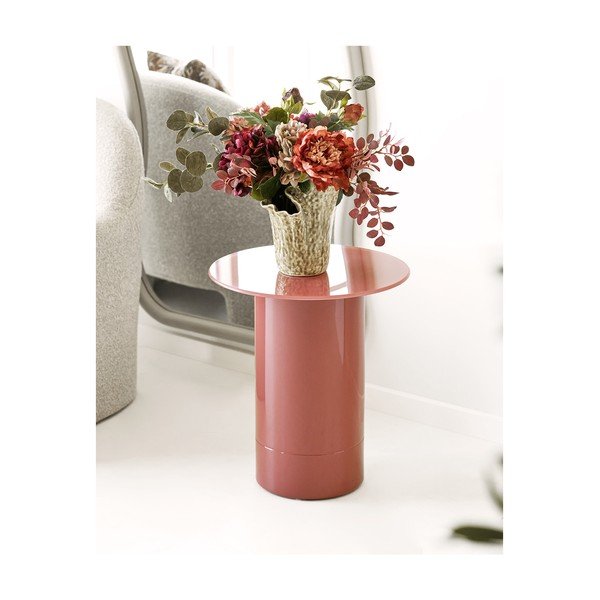 Üveg kerek tárolóasztal ø 45 cm Florens – House Nordic-image-1