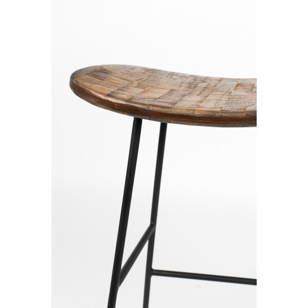 Natúr színű bárszék szett 2 db-os (ülésmagasság 62 cm) Tangle – White Label-image-1