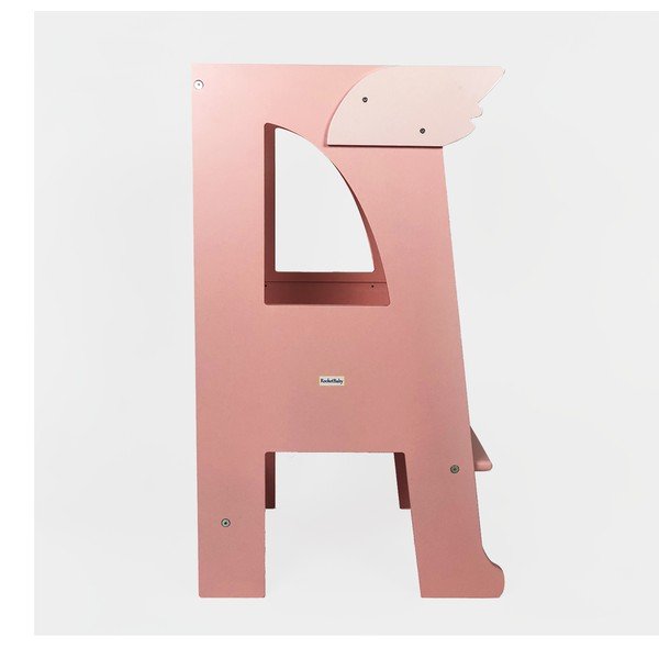 Rózsaszín tanulótorony Montessori - Rocket Baby-image-1
