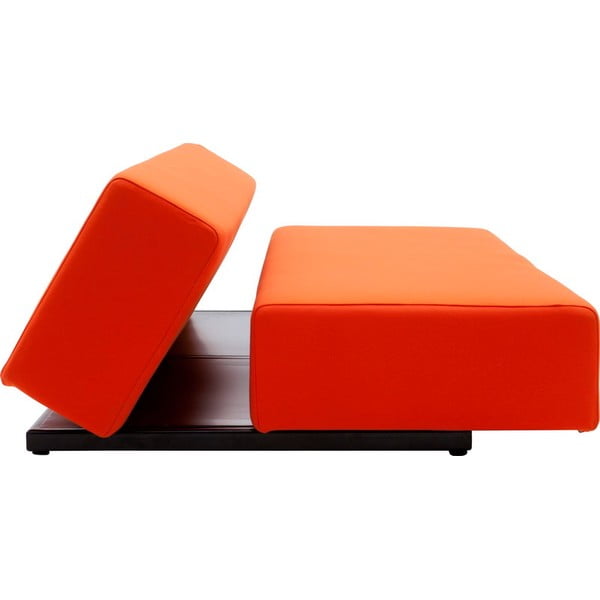 Nevada narancssárga kinyitható kanapé, 200 cm - Softline-image-4