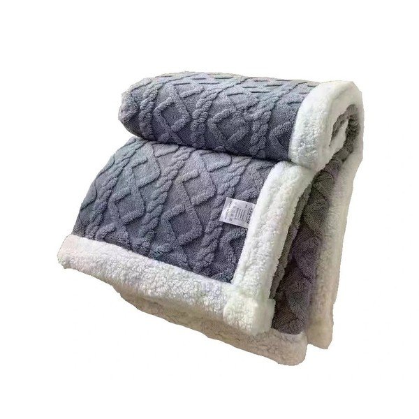 Szürke sherpa takaró 150x200 cm Island – My House-image-1