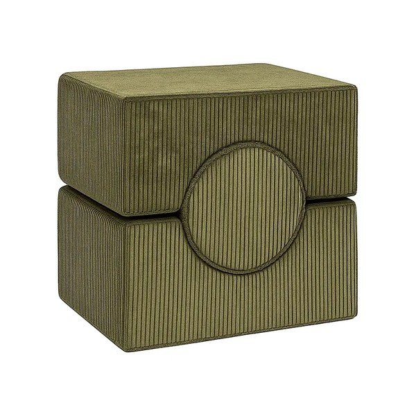 Khaki kordbársony habszivacs játszótér 3 db-os magasság 30 cm 83x45 cm – Meowbaby