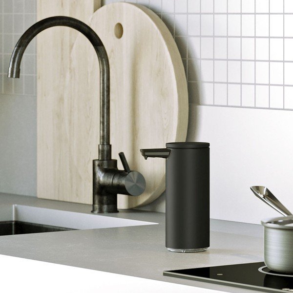 Matt fekete automata acél szappanadagoló 266 ml – simplehuman-image-1